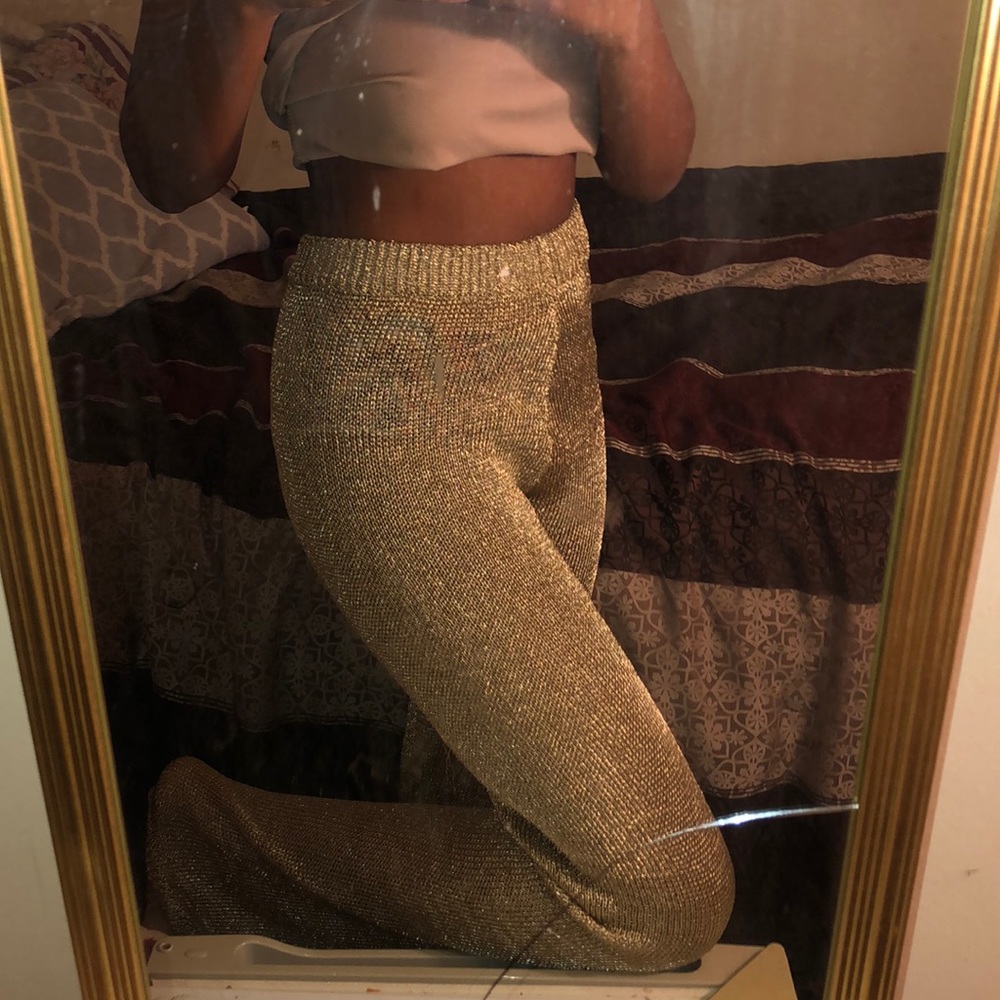 Golden pants